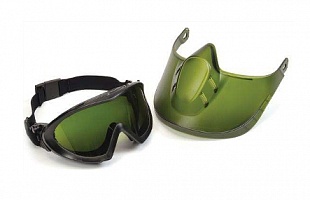 Тонированные очки Capstone G504TSHIELDIR3 со встраиваемым щ итком для лица с противотуманным покрытием IR3 H2X
